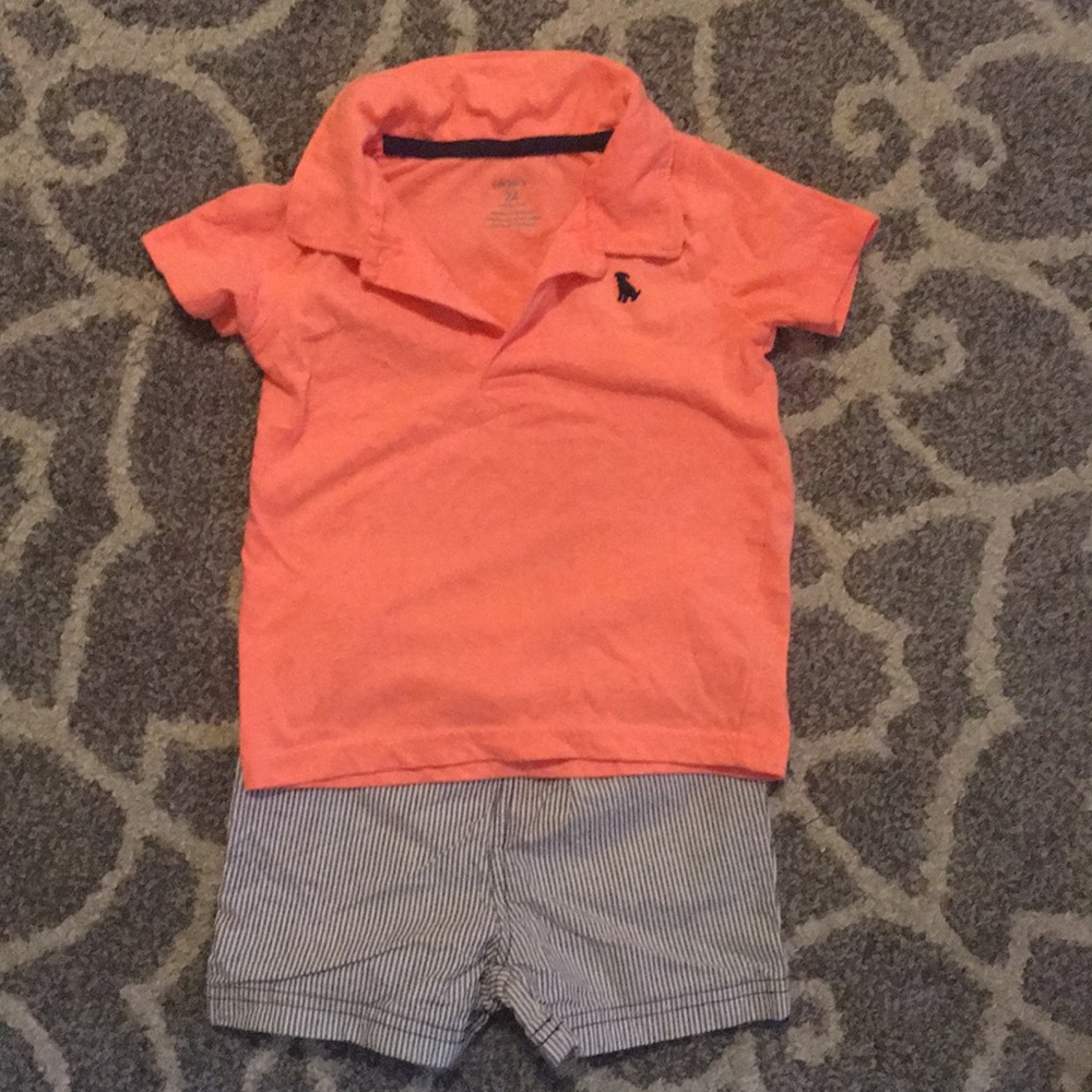Striped shirts orange top